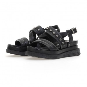 A.S.98 Lalla Sandalen Dames Zwart | BE-UKHOQJ325