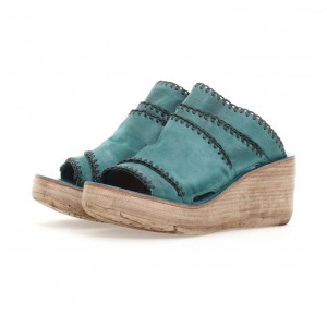 A.S.98 Nivek Sandalen Dames Groen | BE-ZLVYRG073