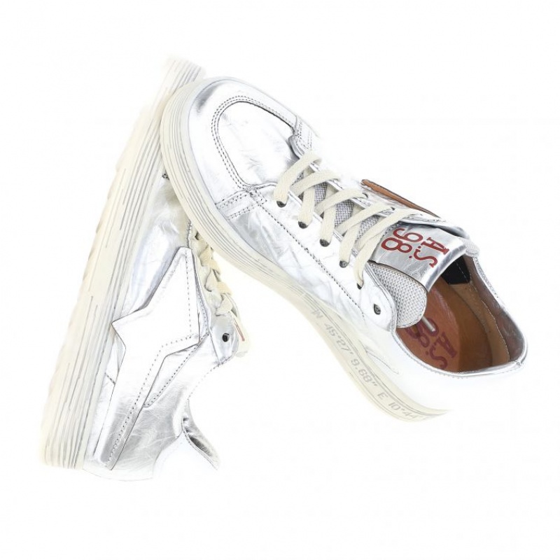 A.S.98 Adria Sneakers Dames Zilver | BE-NTGZQH587