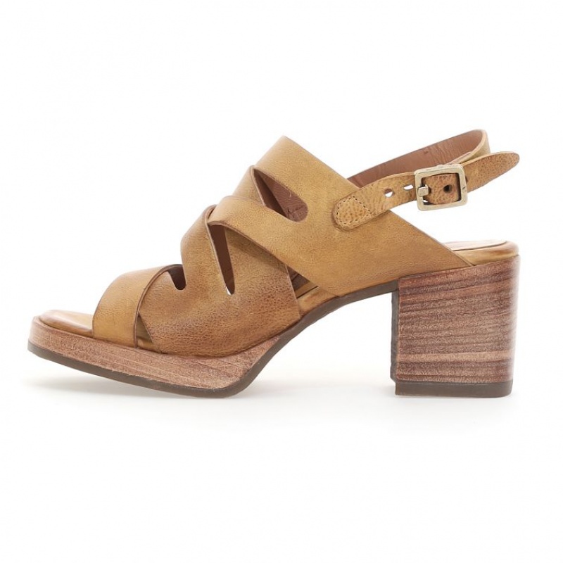 A.S.98 Aislin Sandalen Dames Khaki | BE-PMVQCL971