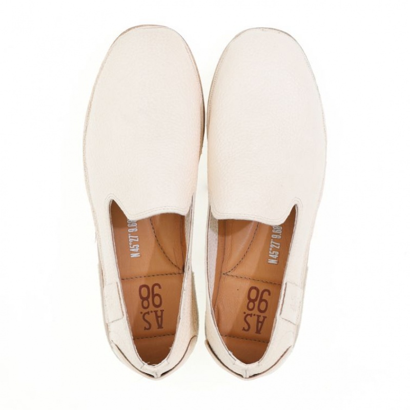 A.S.98 Alberic flat shoes Heren Beige | BE-JMLKIP683