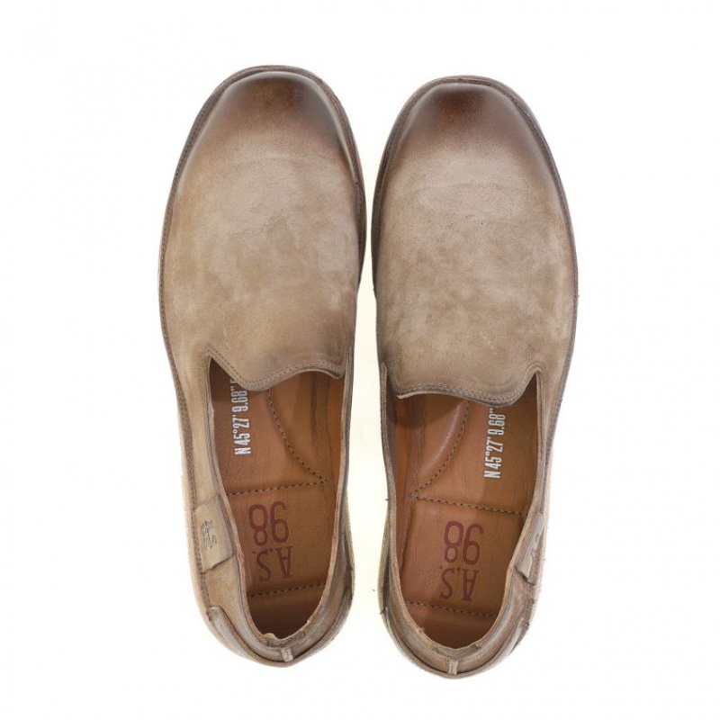 A.S.98 Alberic flat shoes Heren Lichtbruin | BE-DXCNUL965