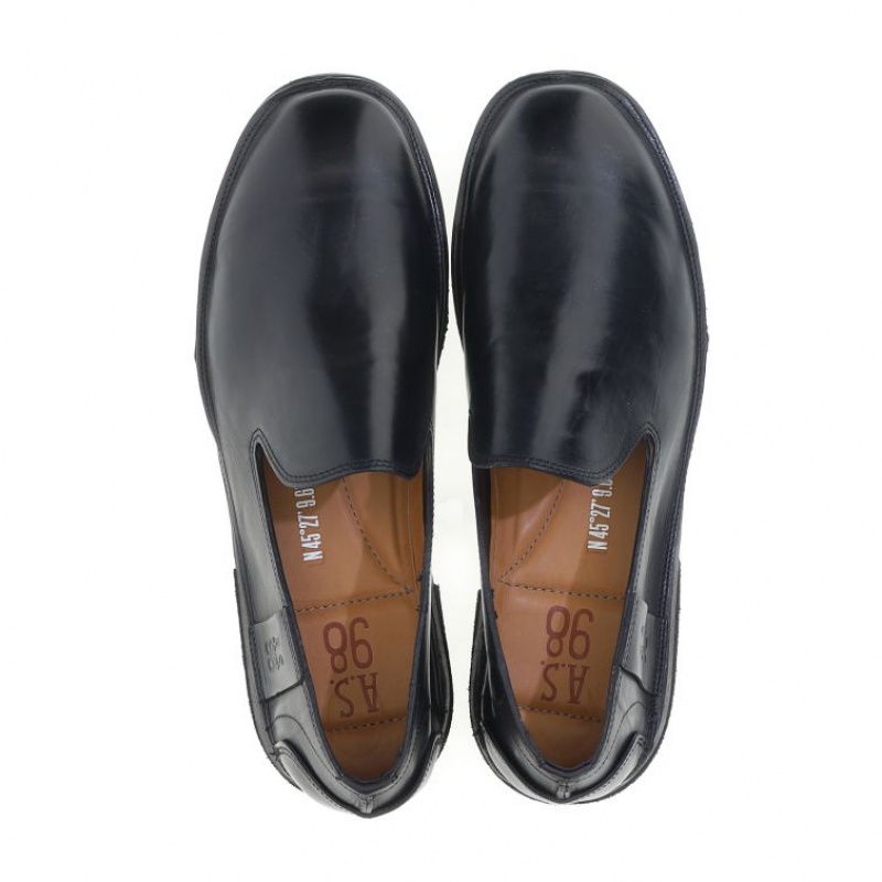 A.S.98 Alberic flat shoes Heren Zwart | BE-WACVHT125