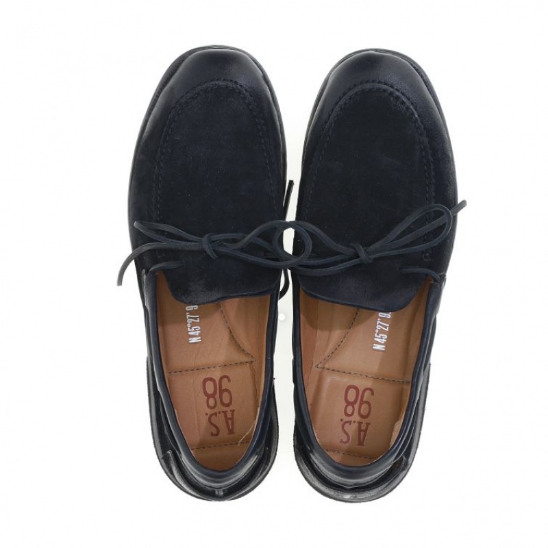 A.S.98 Aldous flat shoes Heren Zwart | BE-YQDSKE517