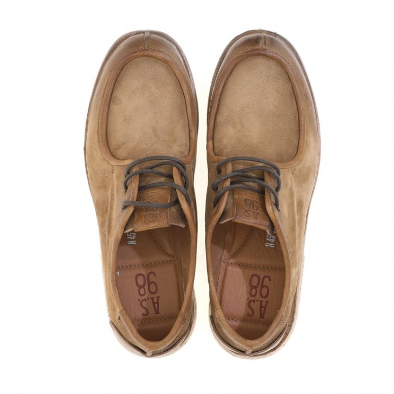 A.S.98 Alf flat shoes Heren Lichtbruin | BE-SXHEPI168