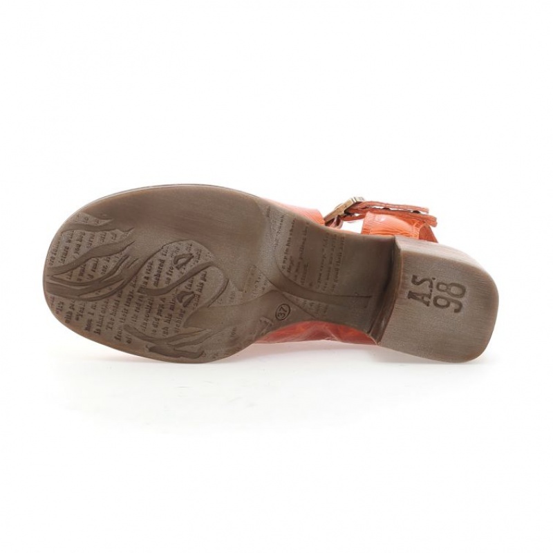 A.S.98 Amice Sandalen Dames Oranje | BE-AYNZCD814