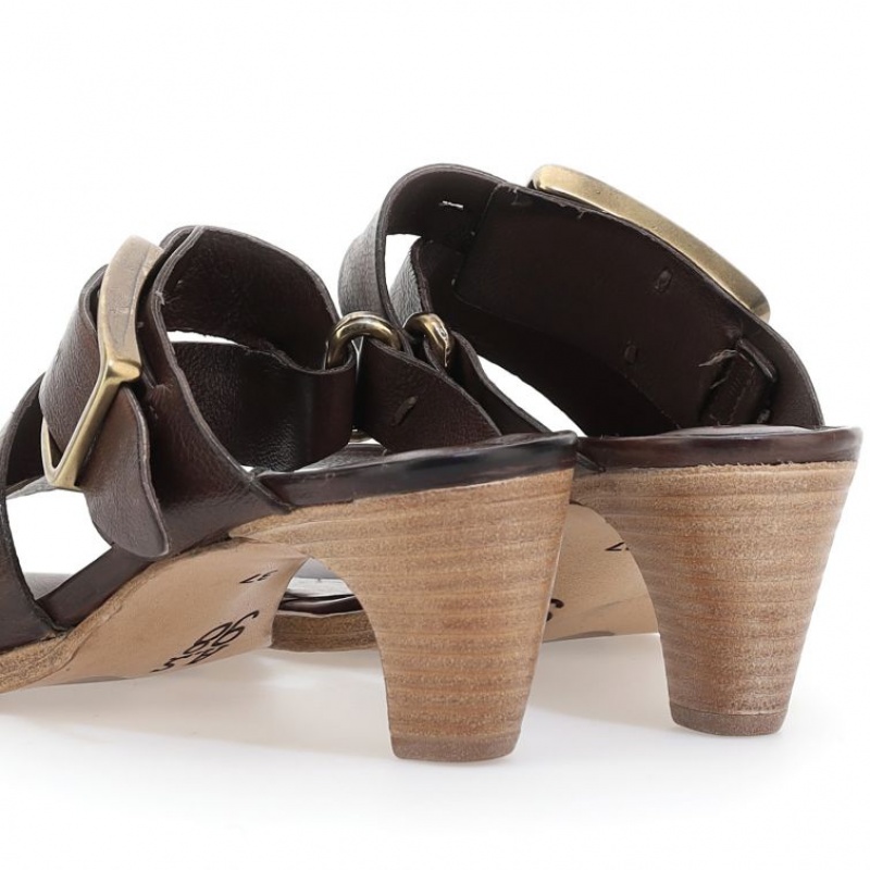 A.S.98 Bernardine Sandalen Dames Chocola | BE-LPXOSE920