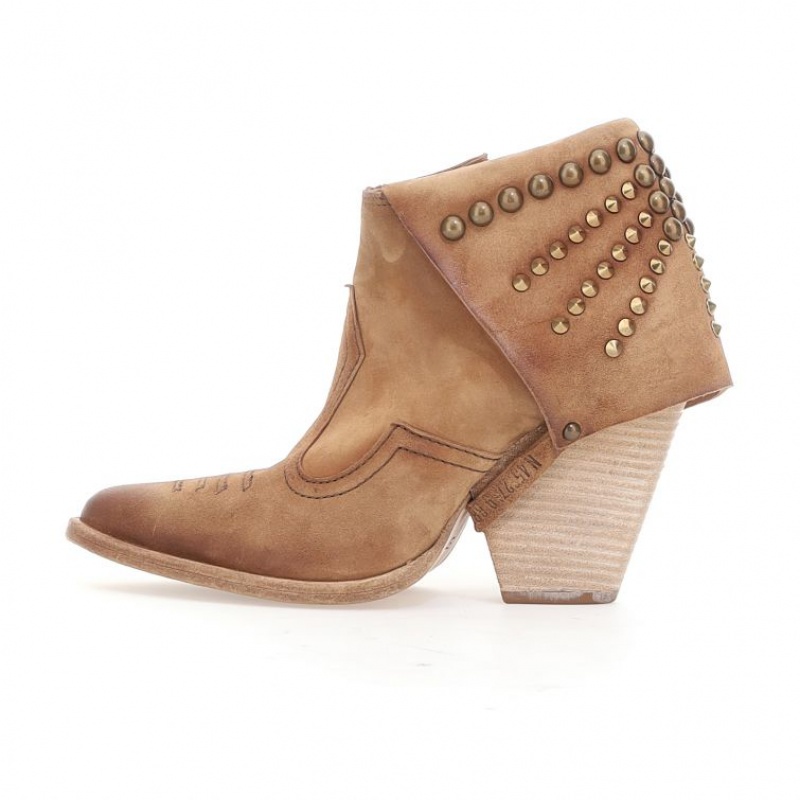 A.S.98 Blondie Ankle boots Dames Geel | BE-SUBRMD593