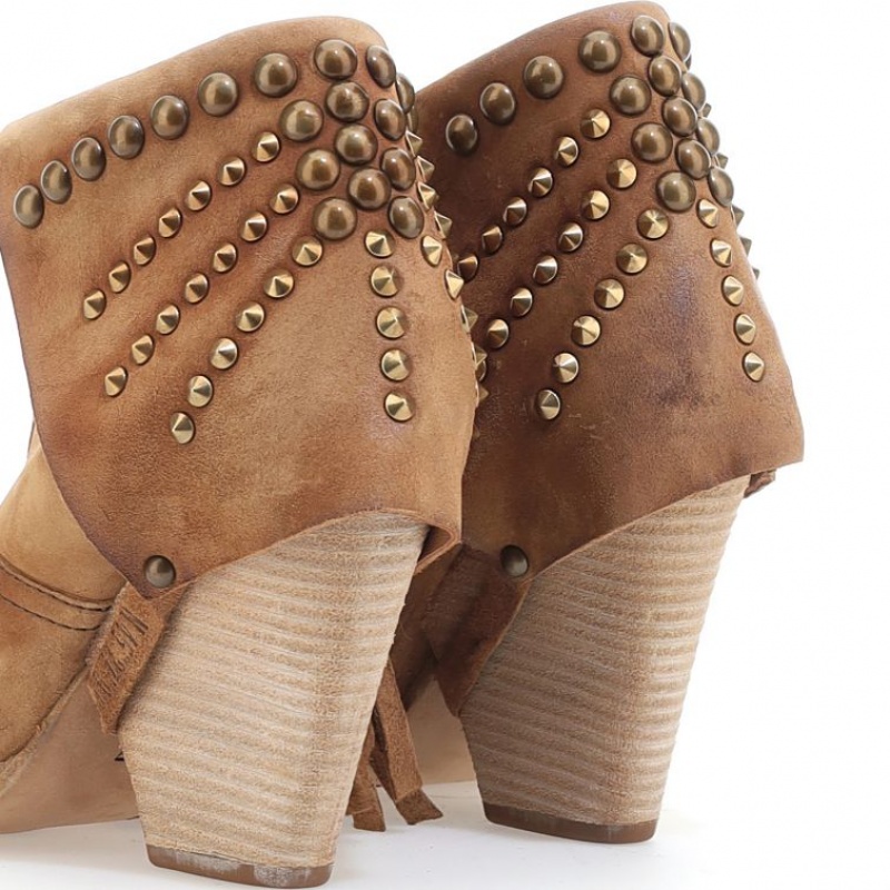 A.S.98 Blondie Ankle boots Dames Geel | BE-SUBRMD593