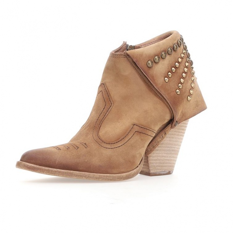 A.S.98 Blondie Ankle boots Dames Geel | BE-SUBRMD593