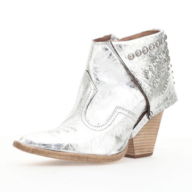 A.S.98 Blondie Ankle boots Dames Zilver | BE-KWIHVJ465