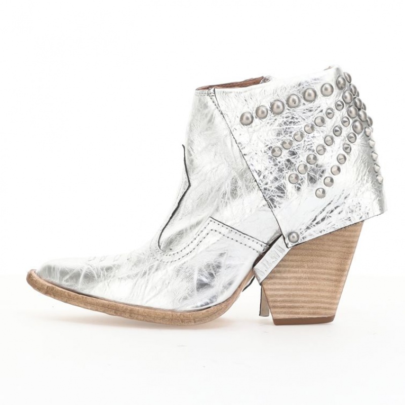 A.S.98 Blondie Ankle boots Dames Zilver | BE-KWIHVJ465