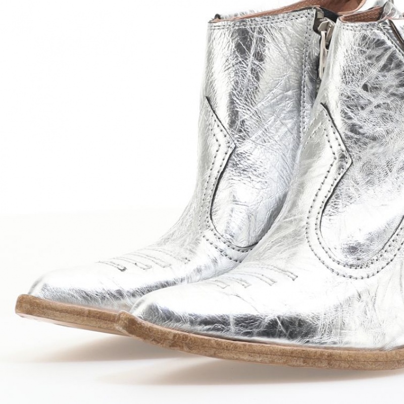 A.S.98 Blondie Ankle boots Dames Zilver | BE-KWIHVJ465