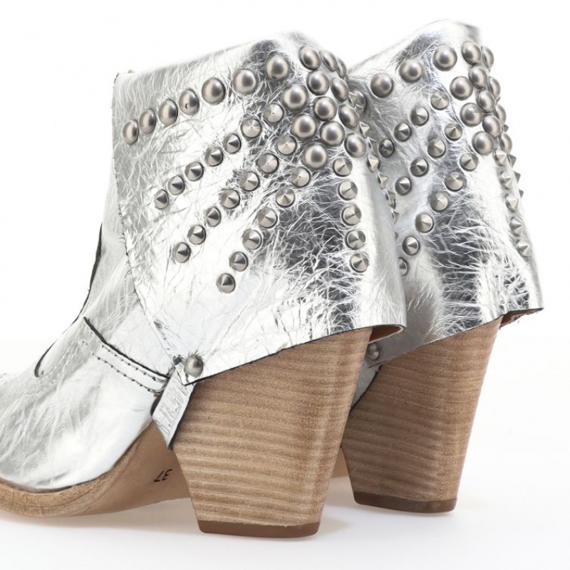 A.S.98 Blondie Ankle boots Dames Zilver | BE-KWIHVJ465