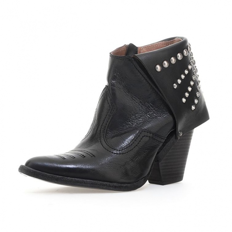 A.S.98 Blondie Ankle boots Dames Zwart | BE-HPORQI215