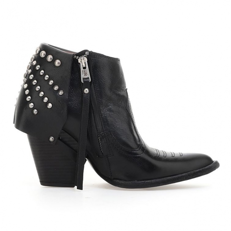 A.S.98 Blondie Ankle boots Dames Zwart | BE-HPORQI215