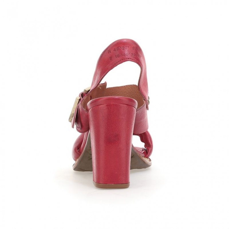 A.S.98 Brittany Sandalen Dames Donkerrood | BE-NIXFMK046