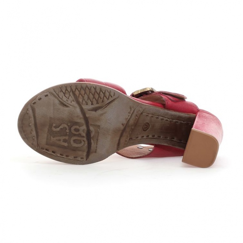 A.S.98 Brittany Sandalen Dames Donkerrood | BE-NIXFMK046