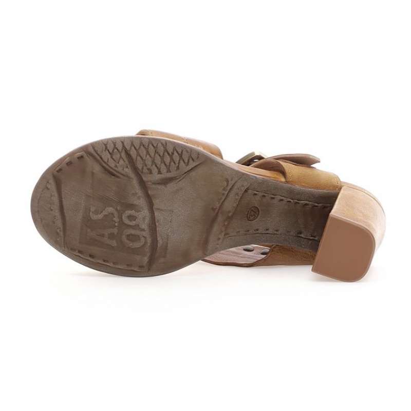 A.S.98 Brittany Sandalen Dames Khaki | BE-ZLQRJA840