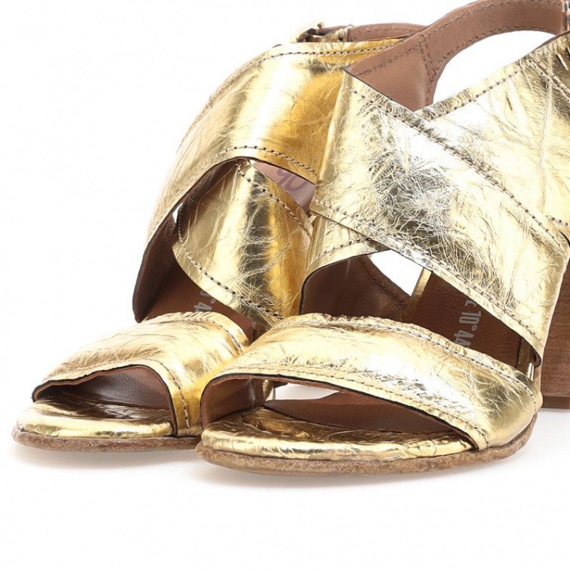 A.S.98 Chastity Sandalen Dames Goud | BE-JAFHGO743