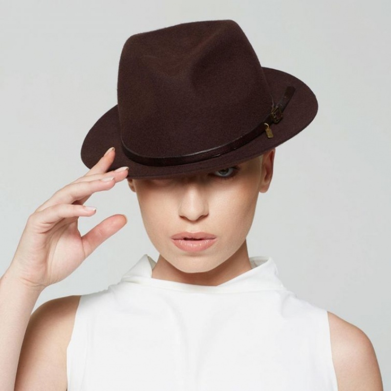 A.S.98 Claire hats Dames Bruin | BE-HLGZVA670