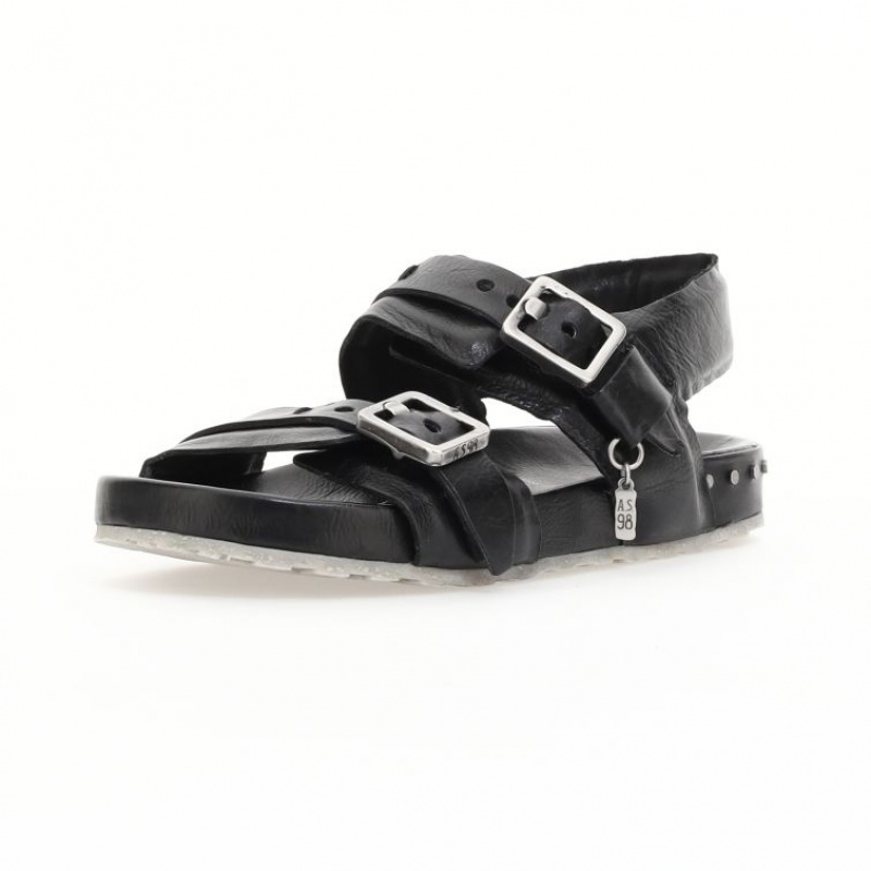 A.S.98 Evelyn Sandalen Dames Zwart | BE-MDQHEX918