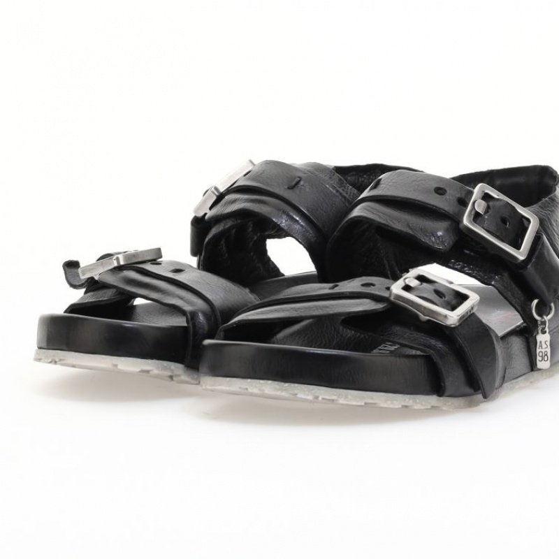 A.S.98 Evelyn Sandalen Dames Zwart | BE-MDQHEX918