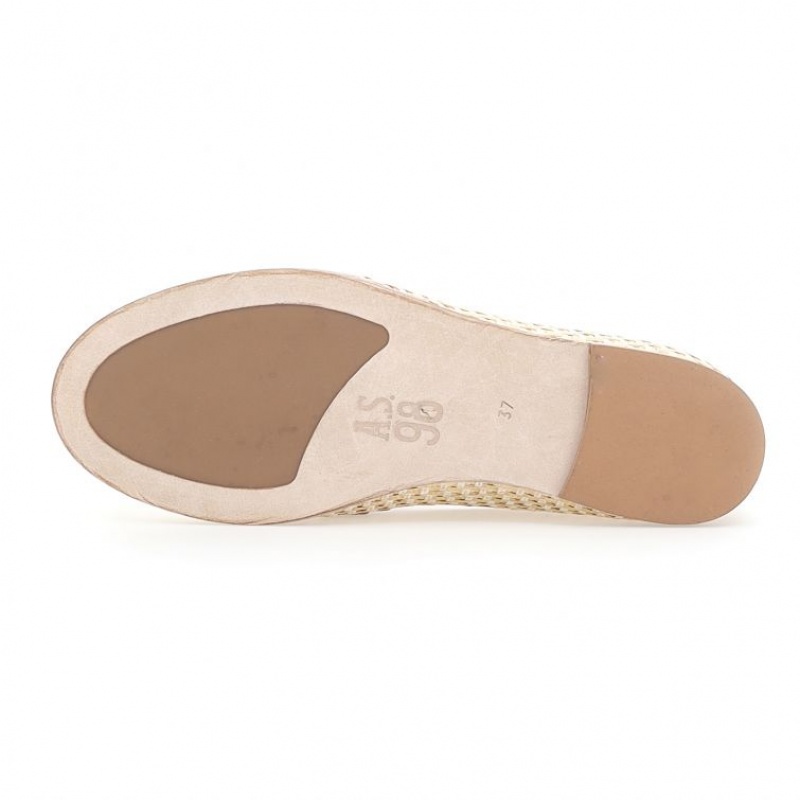 A.S.98 Janele flat shoes Dames Goud | BE-GWLSYB978