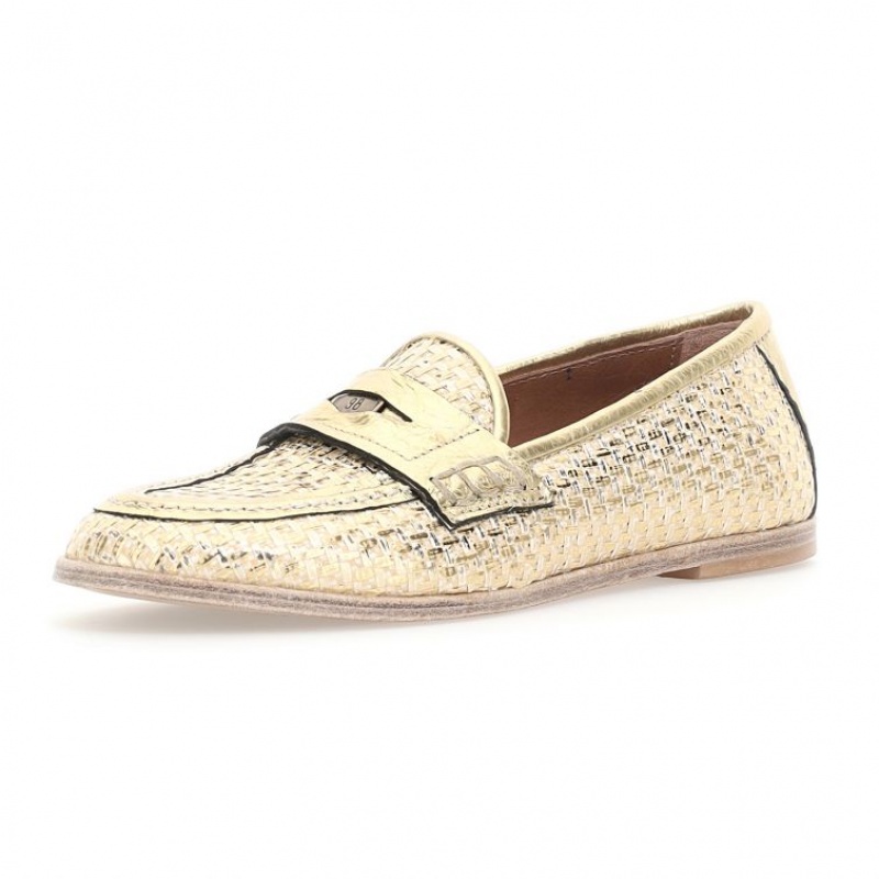 A.S.98 Janene flat shoes Dames Goud | BE-XLJPZC762