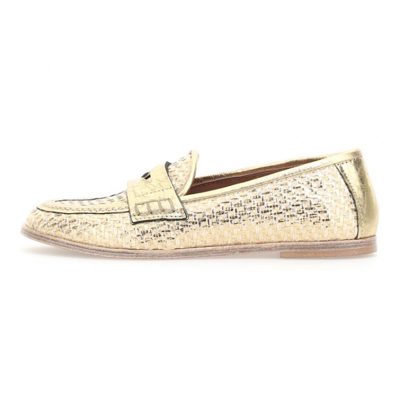 A.S.98 Janene flat shoes Dames Goud | BE-XLJPZC762