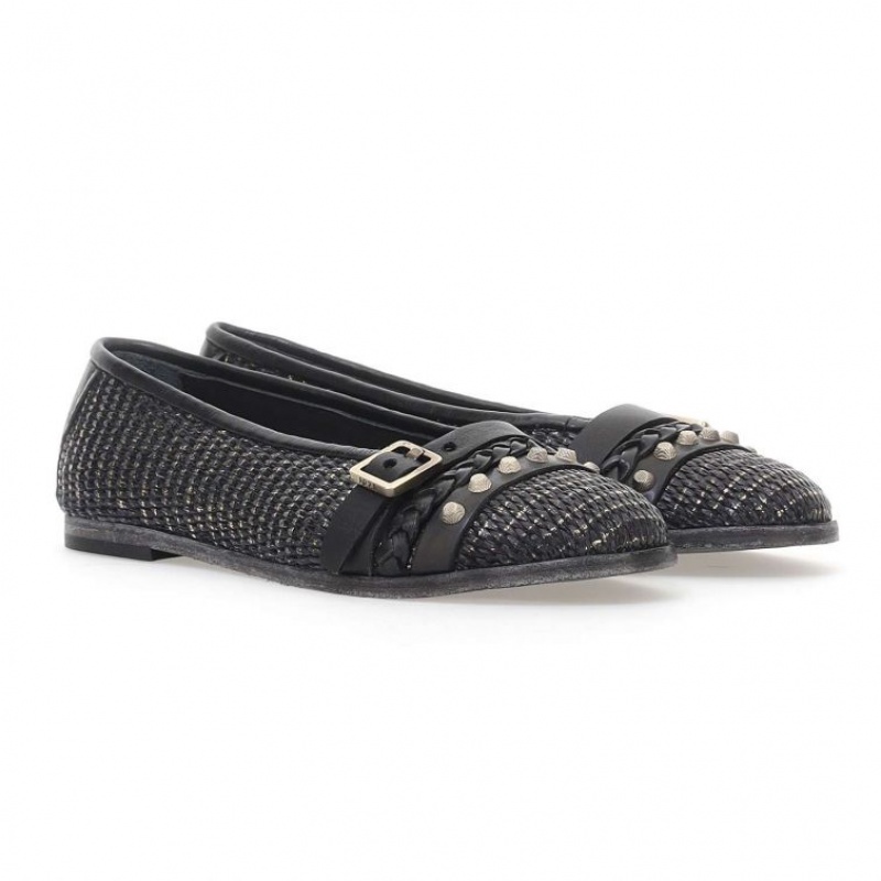 A.S.98 Jayla flat shoes Dames Zwart | BE-BEXHJI168