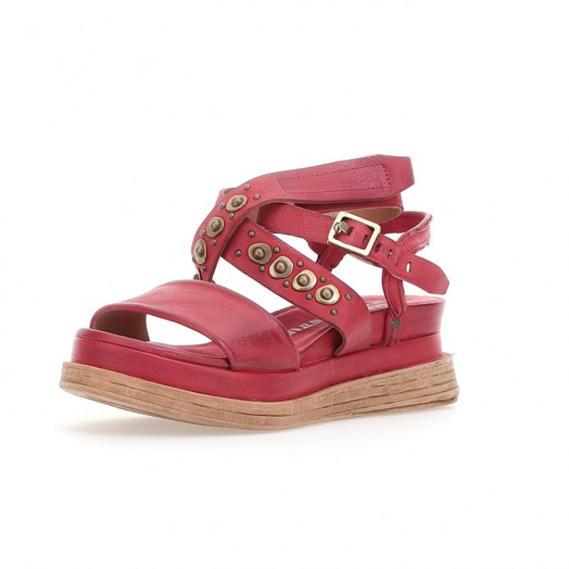 A.S.98 Ladonna Sandalen Dames Donkerrood | BE-WCAMRV705