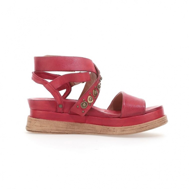 A.S.98 Ladonna Sandalen Dames Donkerrood | BE-WCAMRV705