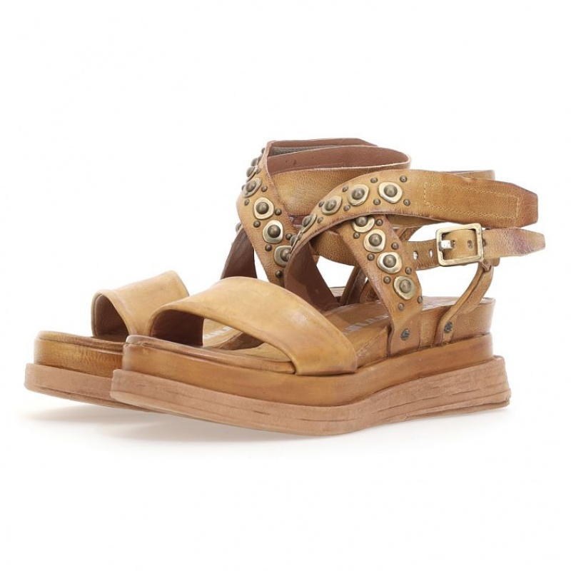 A.S.98 Ladonna Sandalen Dames Khaki | BE-EAHJZT932