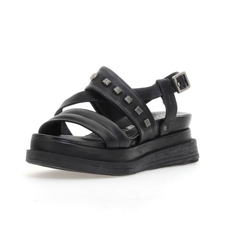 A.S.98 Lalla Sandalen Dames Zwart | BE-UKHOQJ325