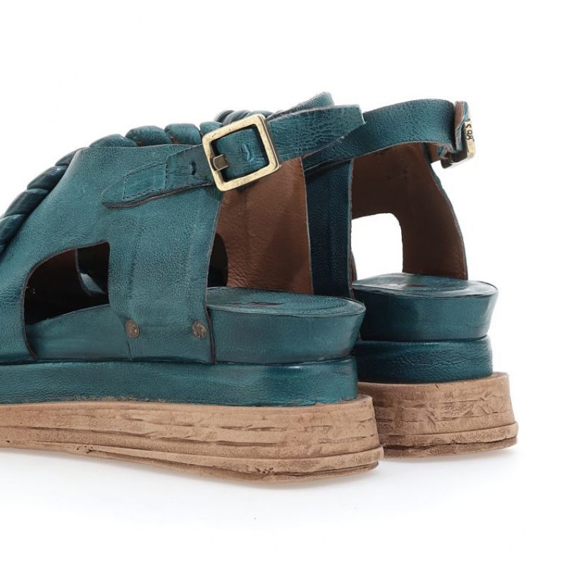 A.S.98 Laz Sandalen Dames Groen | BE-RXTEMK270