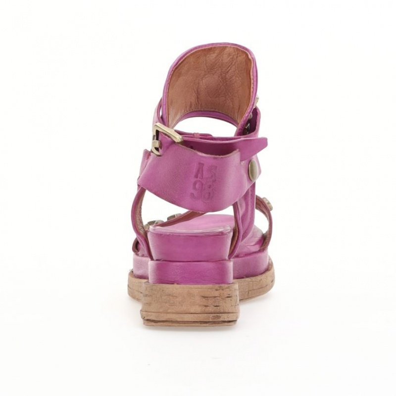 A.S.98 Leta Sandalen Dames Fuchsie | BE-DLOAMU827