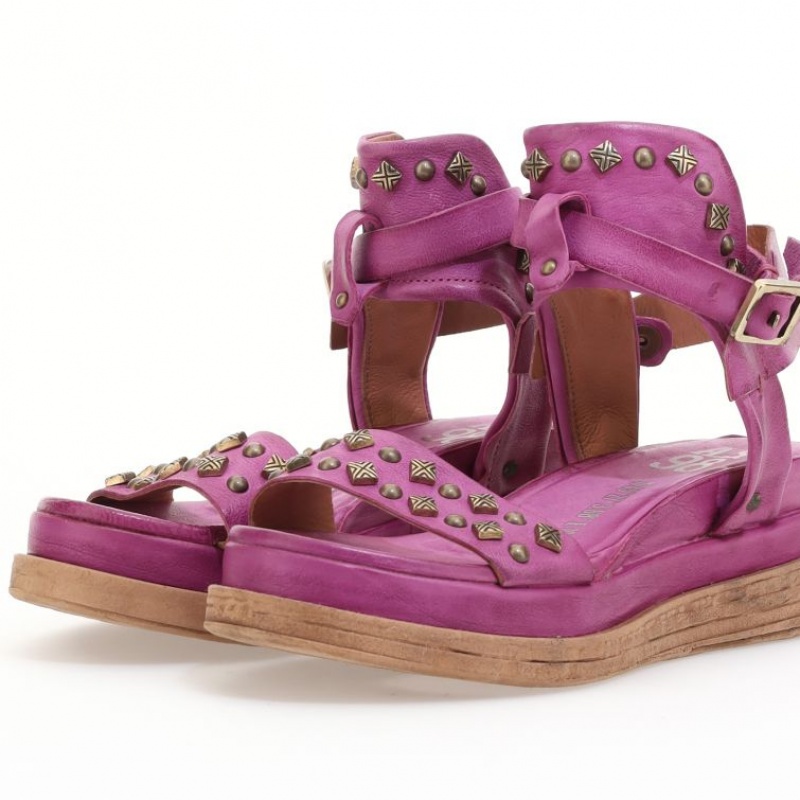 A.S.98 Leta Sandalen Dames Fuchsie | BE-DLOAMU827