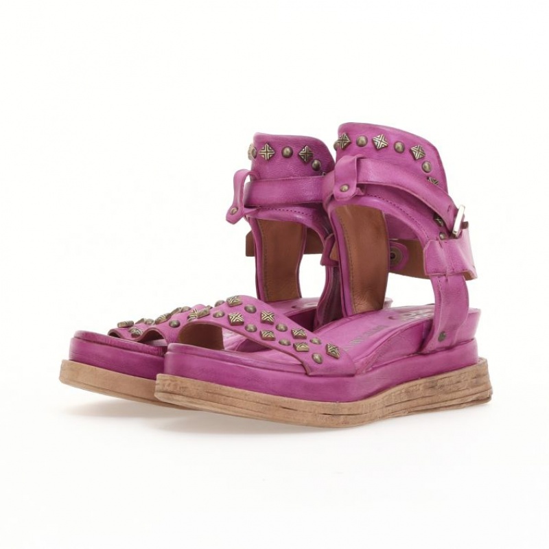 A.S.98 Leta Sandalen Dames Fuchsie | BE-DLOAMU827