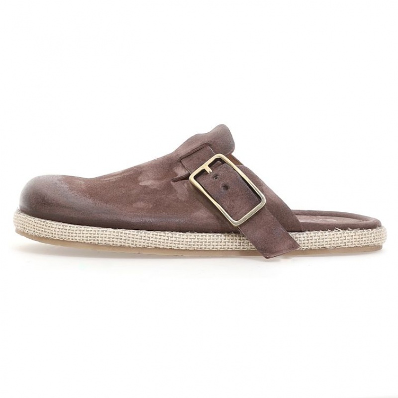 A.S.98 Mules Mike flat shoes Heren Bruin | BE-BJRNAO920