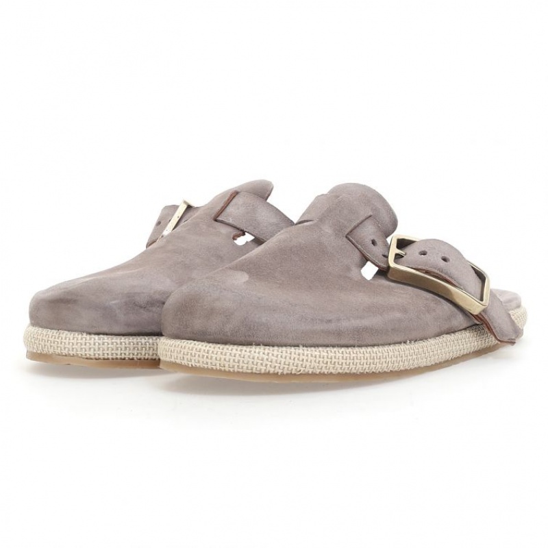 A.S.98 Mules Mike flat shoes Heren Lichtbruin | BE-VZXRKD257