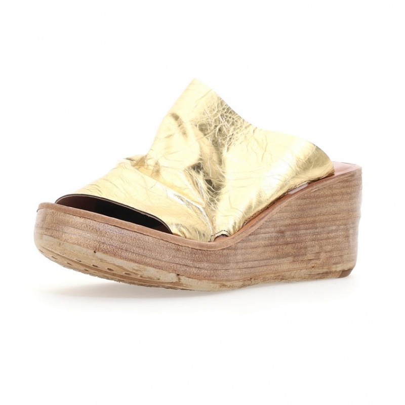 A.S.98 Nanette Sandalen Dames Goud | BE-DAUQJF638