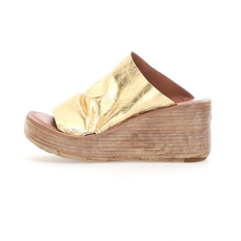 A.S.98 Nanette Sandalen Dames Goud | BE-DAUQJF638