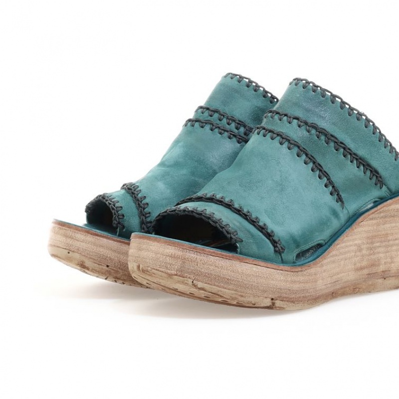 A.S.98 Nivek Sandalen Dames Groen | BE-ZLVYRG073