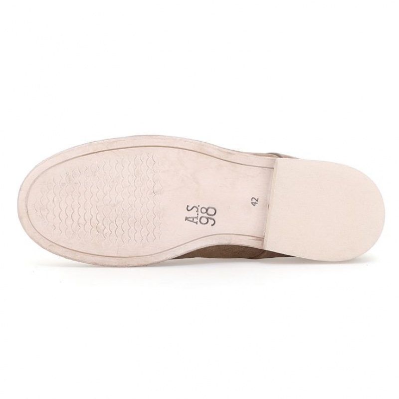 A.S.98 Oberon flat shoes Heren Lichtbruin | BE-QLVRTN047