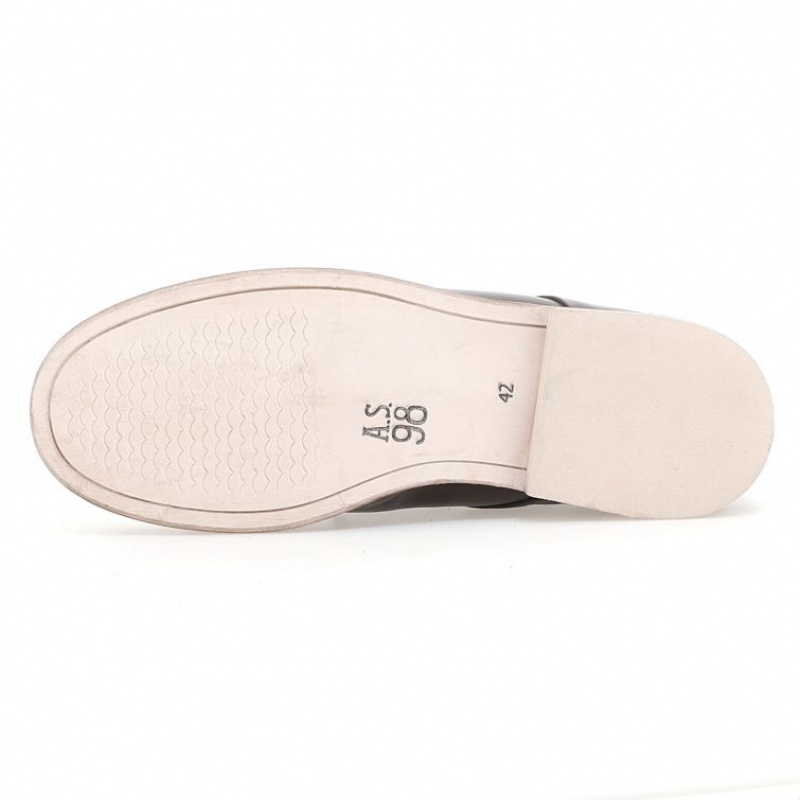 A.S.98 Oberon flat shoes Heren Zwart | BE-XUBROP472