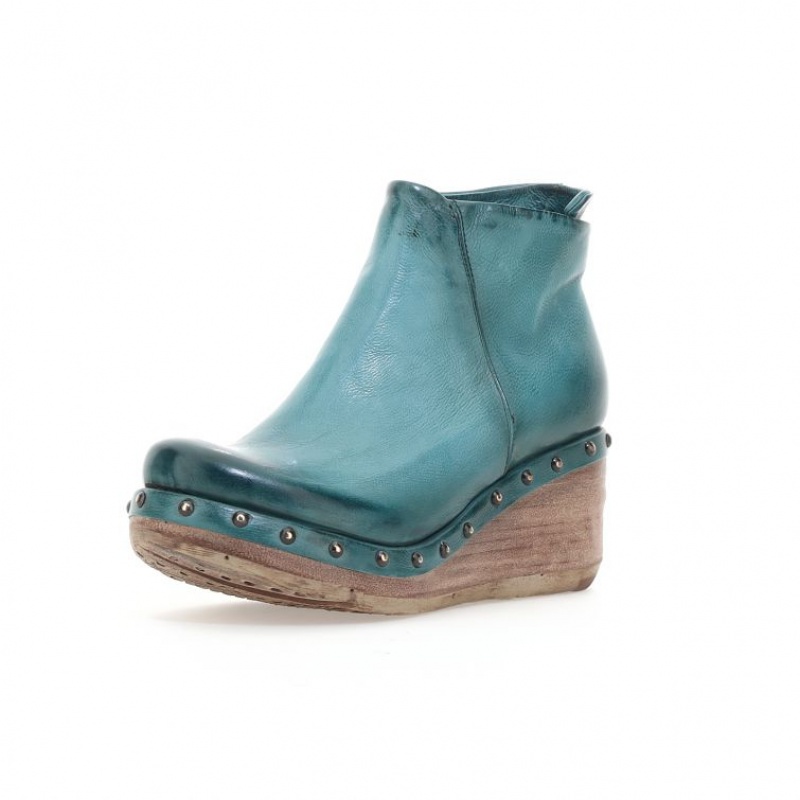 A.S.98 Pancras Ankle boots Dames Groen | BE-MXVLSI267