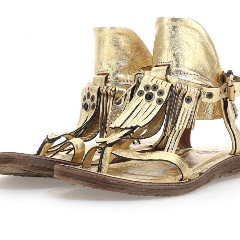 A.S.98 Reina Sandalen Dames Goud | BE-MJETYF245