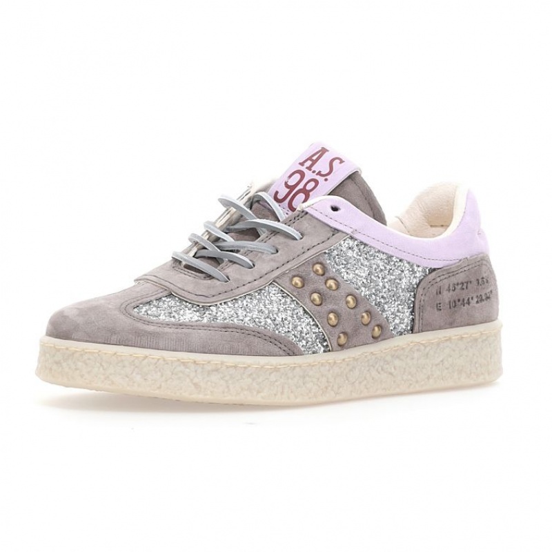 A.S.98 Roxy Sneakers Dames Paars Grijs | BE-QYTDEU208