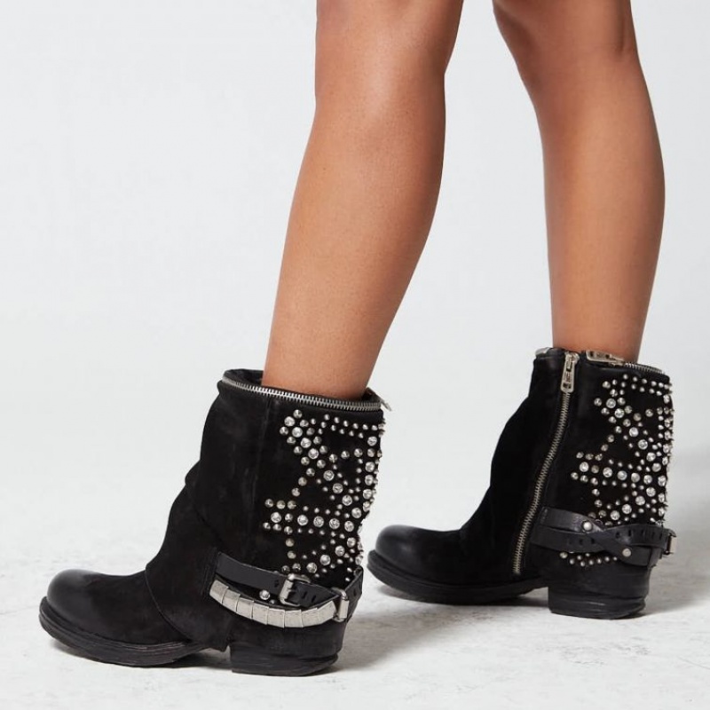 A.S.98 Saint-Shine Ankle boots Dames Zwart | BE-USDYEA912